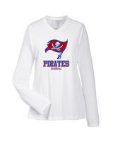 San Leandro HS Baseball Shadow - Womens Performance Longsleeve