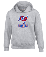 San Leandro HS Baseball Shadow - Youth Hoodie