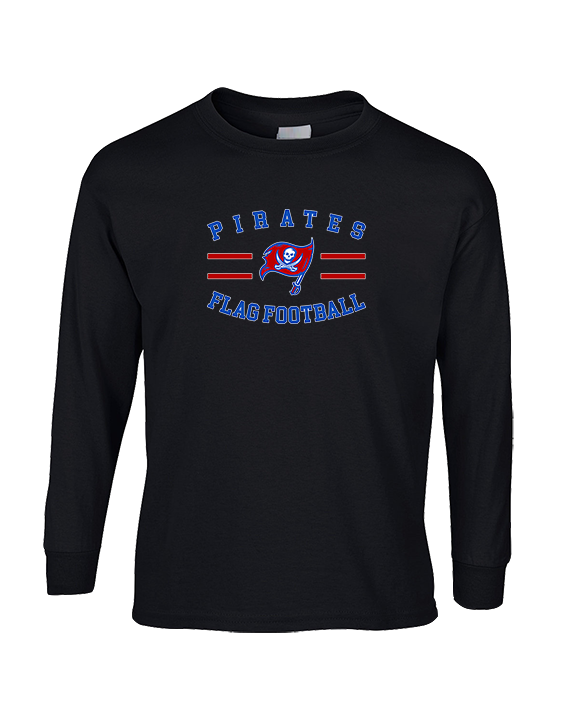 San Leandro HS Flag Football Curve - Cotton Longsleeve