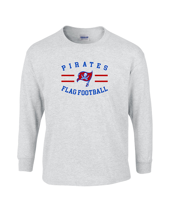 San Leandro HS Flag Football Curve - Cotton Longsleeve