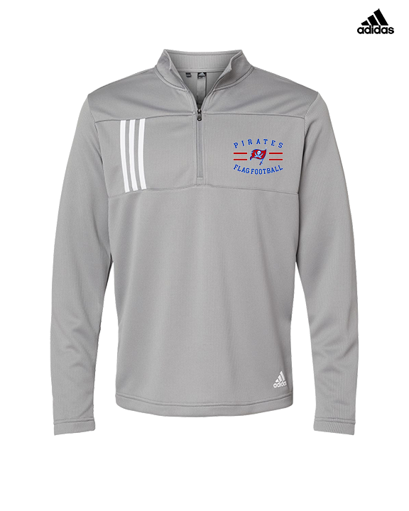 San Leandro HS Flag Football Curve - Mens Adidas Quarter Zip