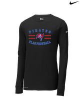 San Leandro HS Flag Football Curve - Mens Nike Longsleeve