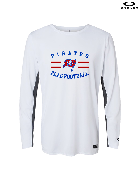 San Leandro HS Flag Football Curve - Mens Oakley Longsleeve