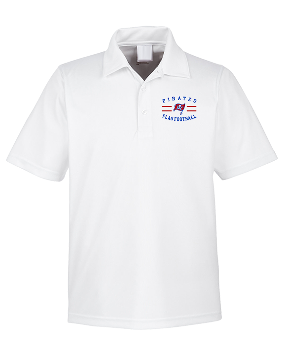San Leandro HS Flag Football Curve - Mens Polo