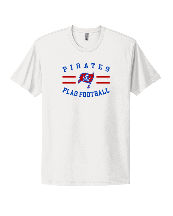 San Leandro HS Flag Football Curve - Mens Select Cotton T-Shirt