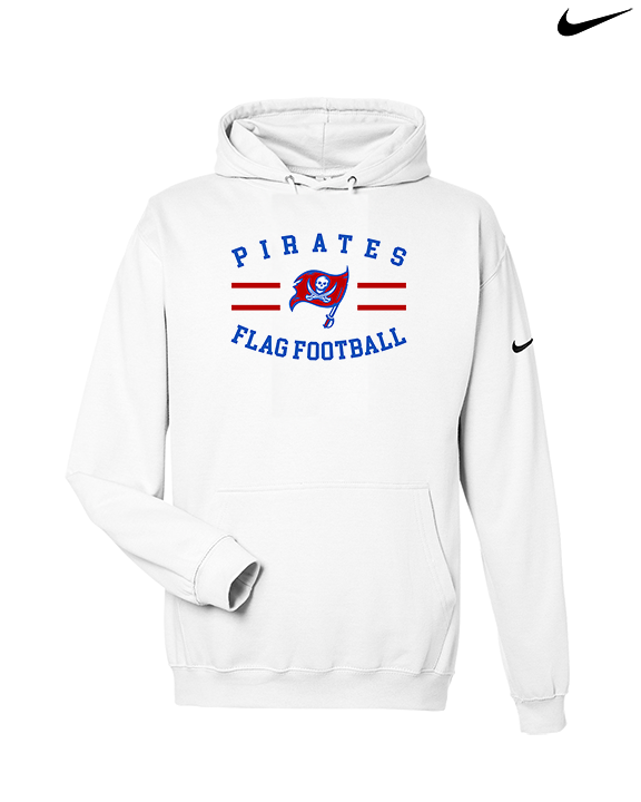 San Leandro HS Flag Football Curve - Nike Club Fleece Hoodie