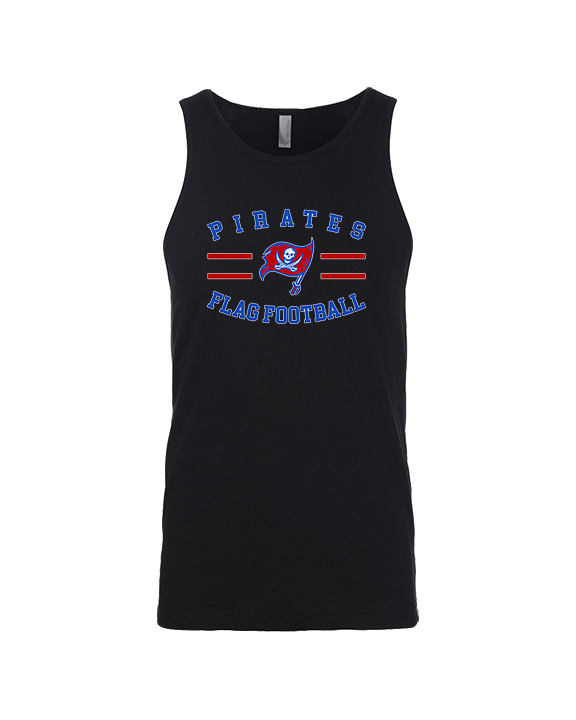 San Leandro HS Flag Football Curve - Tank Top