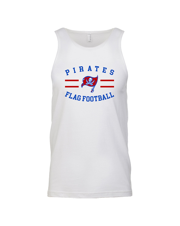San Leandro HS Flag Football Curve - Tank Top