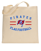 San Leandro HS Flag Football Curve - Tote