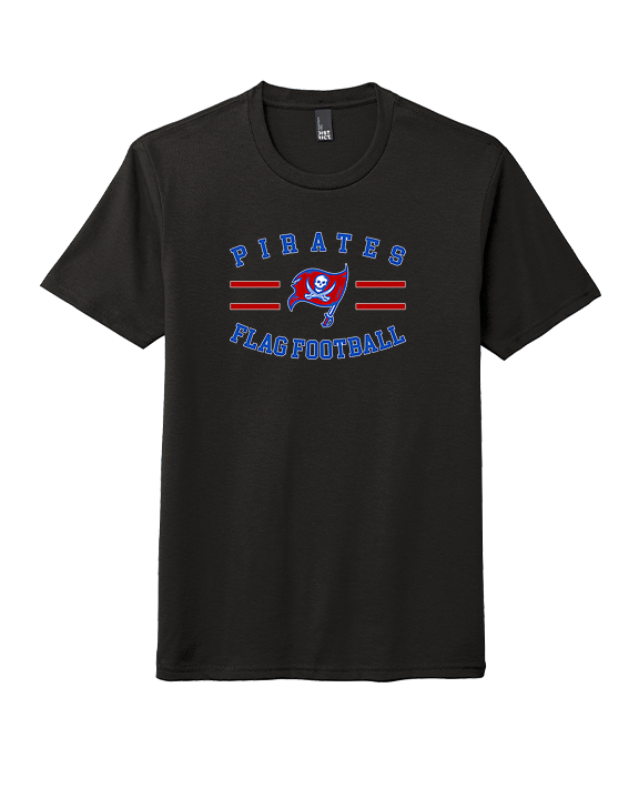 San Leandro HS Flag Football Curve - Tri-Blend Shirt