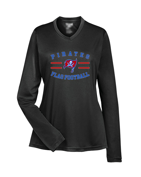 San Leandro HS Flag Football Curve - Womens Performance Longsleeve
