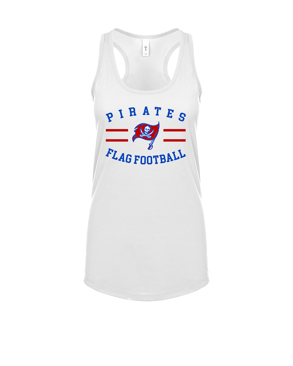 San Leandro HS Flag Football Curve - Womens Tank Top