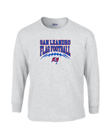 San Leandro HS Flag Football Football - Cotton Longsleeve