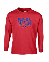 San Leandro HS Flag Football Football - Cotton Longsleeve
