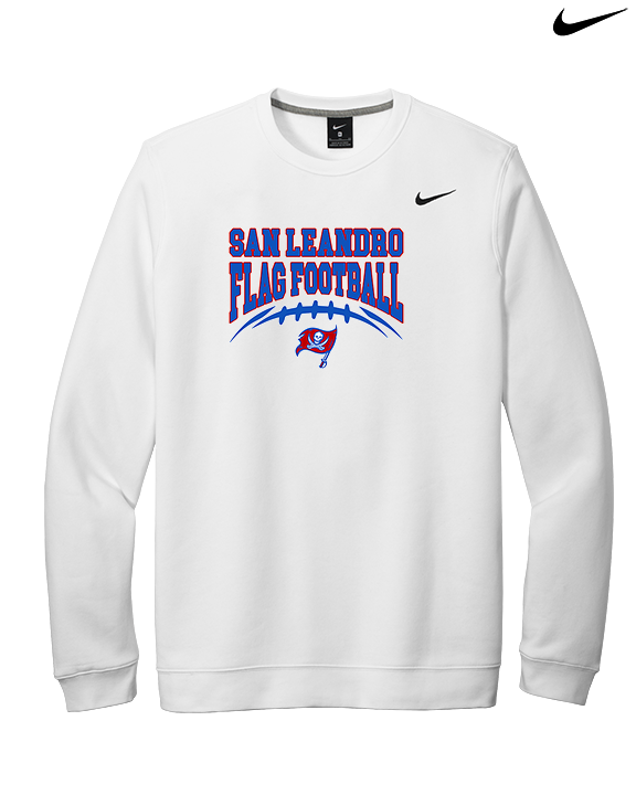 San Leandro HS Flag Football Football - Mens Nike Crewneck