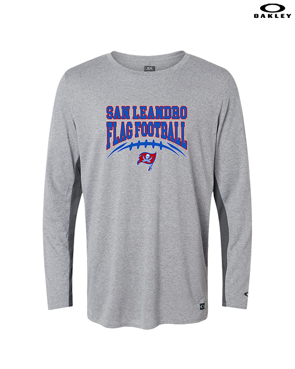 San Leandro HS Flag Football Football - Mens Oakley Longsleeve