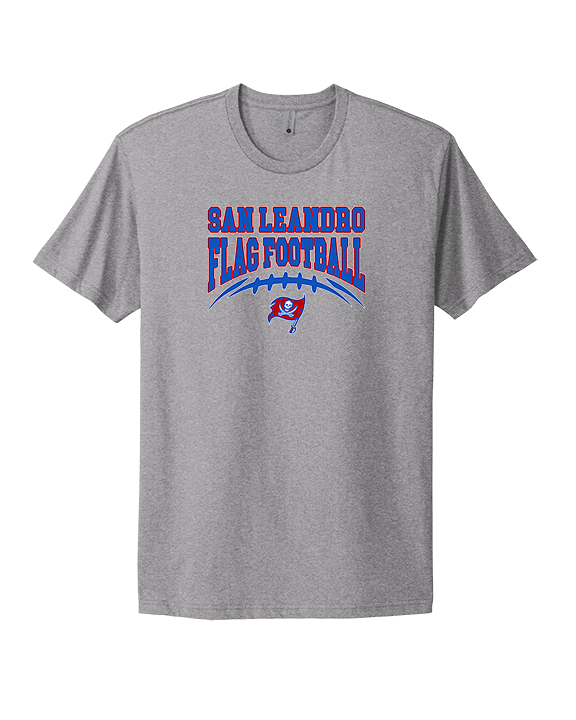 San Leandro HS Flag Football Football - Mens Select Cotton T-Shirt