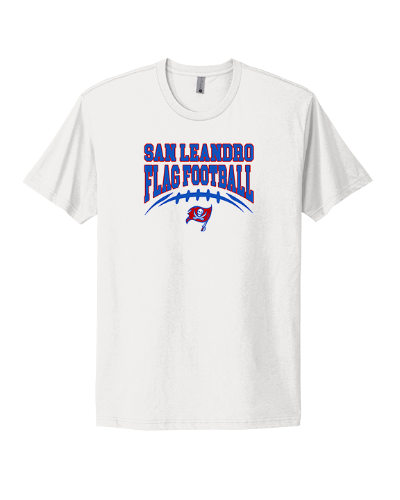 San Leandro HS Flag Football Football - Mens Select Cotton T-Shirt