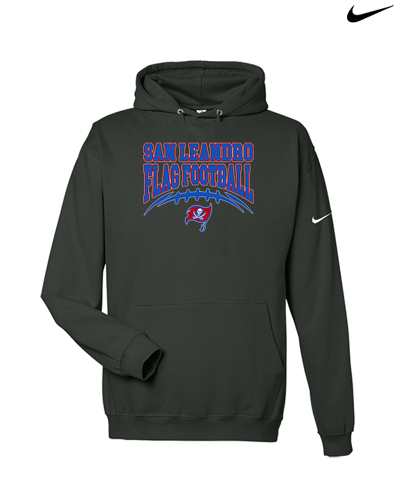 San Leandro HS Flag Football Football - Nike Club Fleece Hoodie