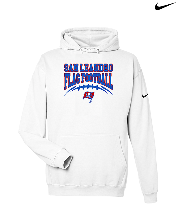 San Leandro HS Flag Football Football - Nike Club Fleece Hoodie