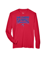 San Leandro HS Flag Football Football - Performance Longsleeve