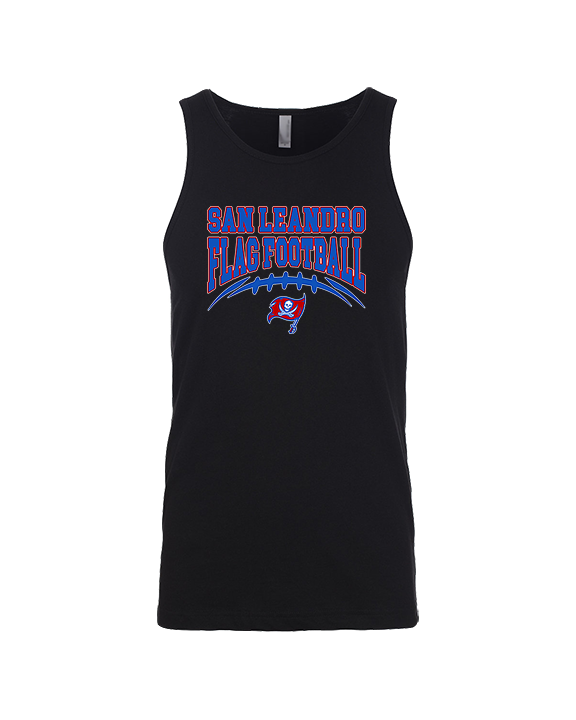 San Leandro HS Flag Football Football - Tank Top