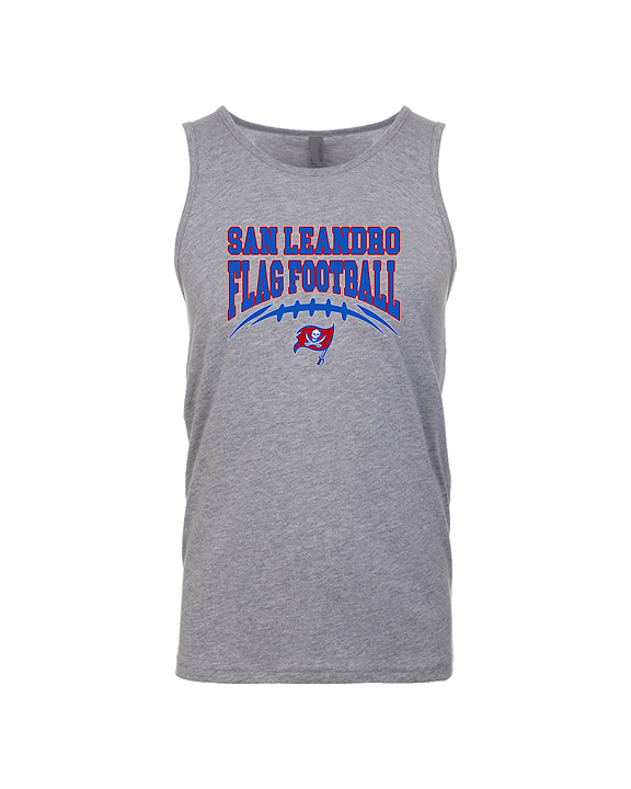 San Leandro HS Flag Football Football - Tank Top