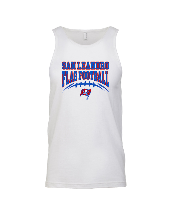 San Leandro HS Flag Football Football - Tank Top