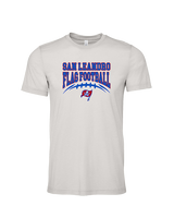 San Leandro HS Flag Football Football - Tri-Blend Shirt