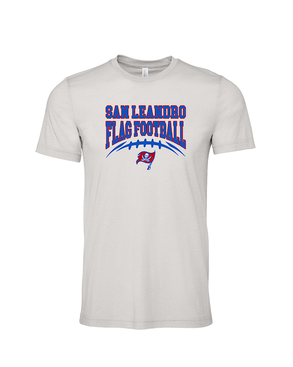 San Leandro HS Flag Football Football - Tri-Blend Shirt