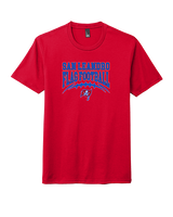 San Leandro HS Flag Football Football - Tri-Blend Shirt