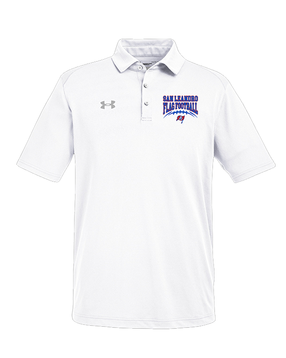 San Leandro HS Flag Football Football - Under Armour Mens Tech Polo