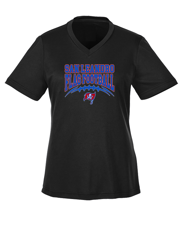 San Leandro HS Flag Football Football - Womens Performance Shirt