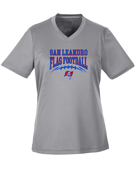 San Leandro HS Flag Football Football - Womens Performance Shirt
