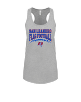 San Leandro HS Flag Football Football - Womens Tank Top
