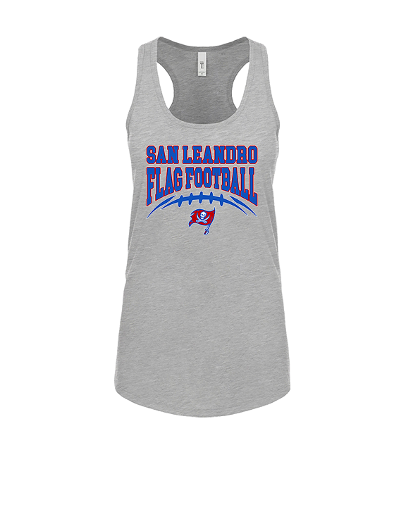 San Leandro HS Flag Football Football - Womens Tank Top