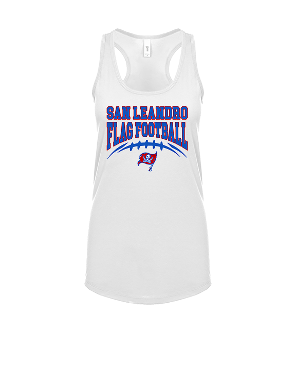 San Leandro HS Flag Football Football - Womens Tank Top