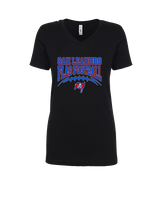 San Leandro HS Flag Football Football - Womens Vneck