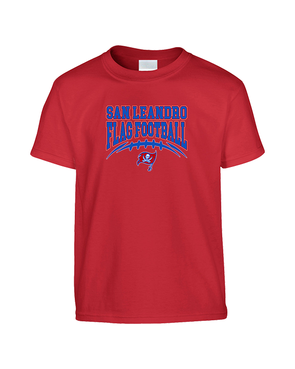 San Leandro HS Flag Football Football - Youth Shirt