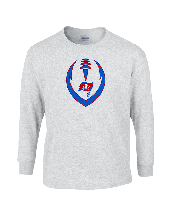 San Leandro HS Flag Football Full Football - Cotton Longsleeve