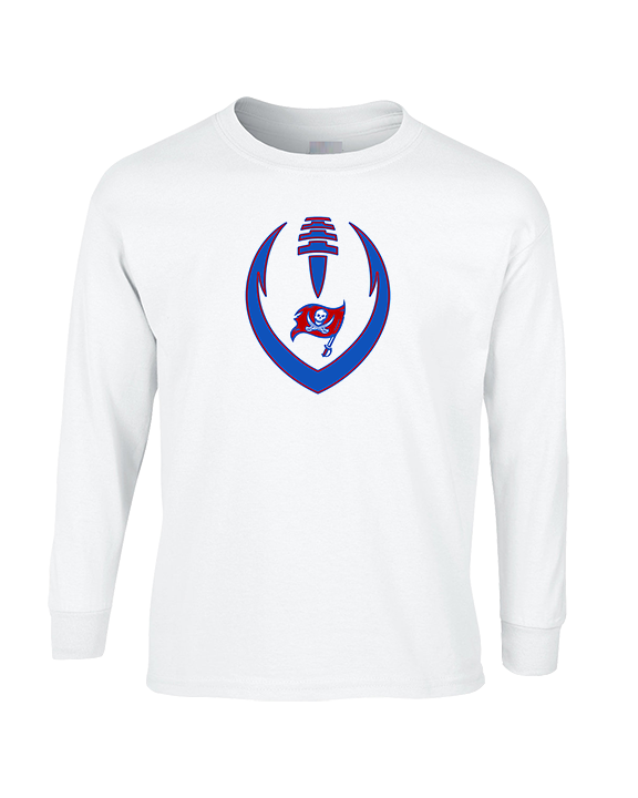 San Leandro HS Flag Football Full Football - Cotton Longsleeve