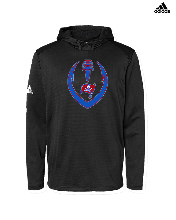 San Leandro HS Flag Football Full Football - Mens Adidas Hoodie