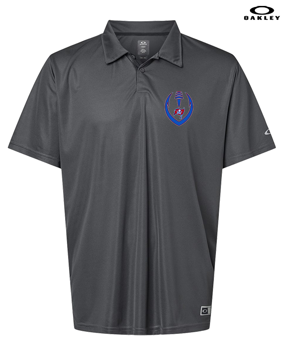 San Leandro HS Flag Football Full Football - Mens Oakley Polo