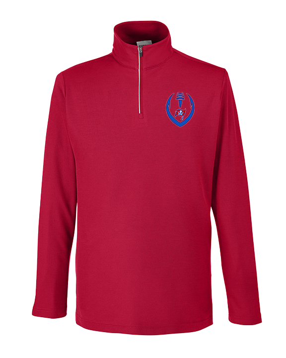 San Leandro HS Flag Football Full Football - Mens Quarter Zip