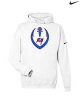 San Leandro HS Flag Football Full Football - Nike Club Fleece Hoodie