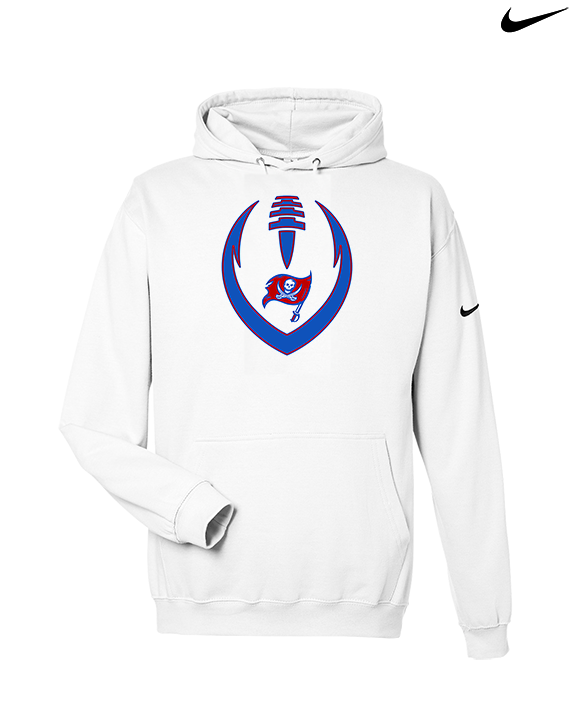 San Leandro HS Flag Football Full Football - Nike Club Fleece Hoodie