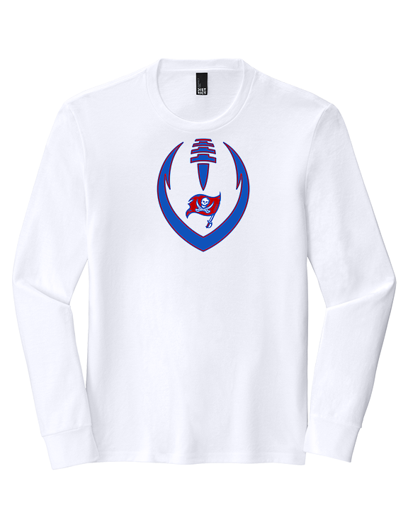 San Leandro HS Flag Football Full Football - Tri-Blend Long Sleeve