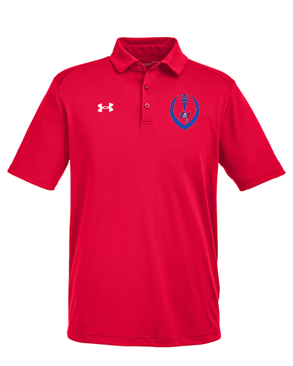 San Leandro HS Flag Football Full Football - Under Armour Mens Tech Polo