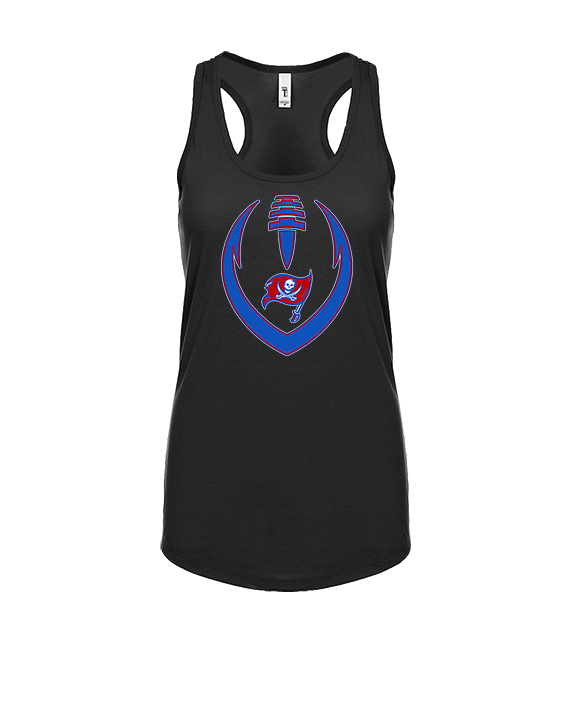 San Leandro HS Flag Football Full Football - Womens Tank Top