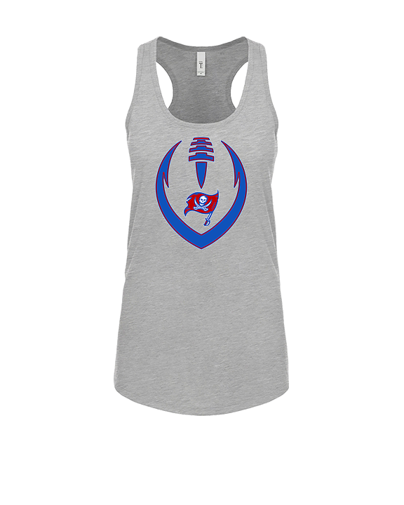 San Leandro HS Flag Football Full Football - Womens Tank Top